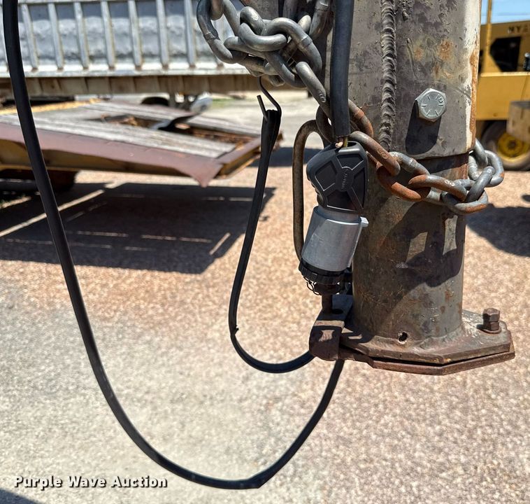 image for item HI9307 Shop built flatbed trailer 