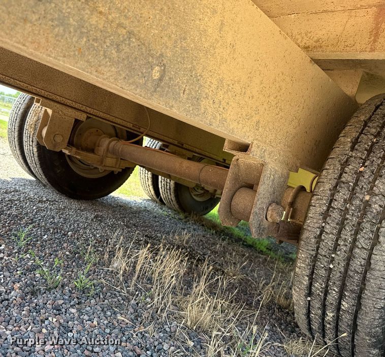 image for item HI9307 Shop built flatbed trailer 