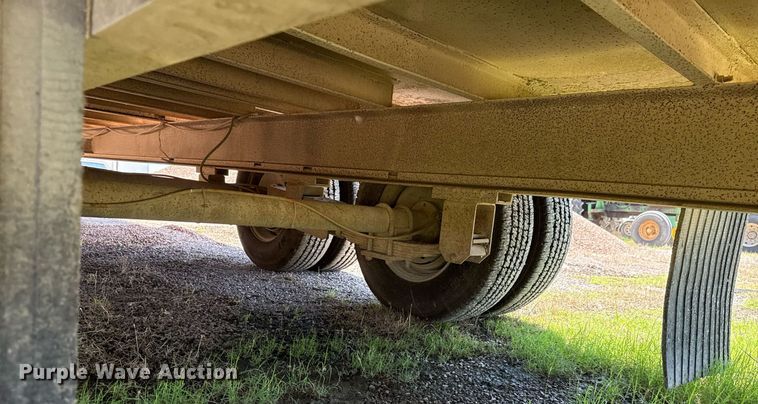 image for item HI9307 Shop built flatbed trailer 