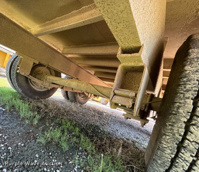 image for item HI9307 Shop built flatbed trailer 