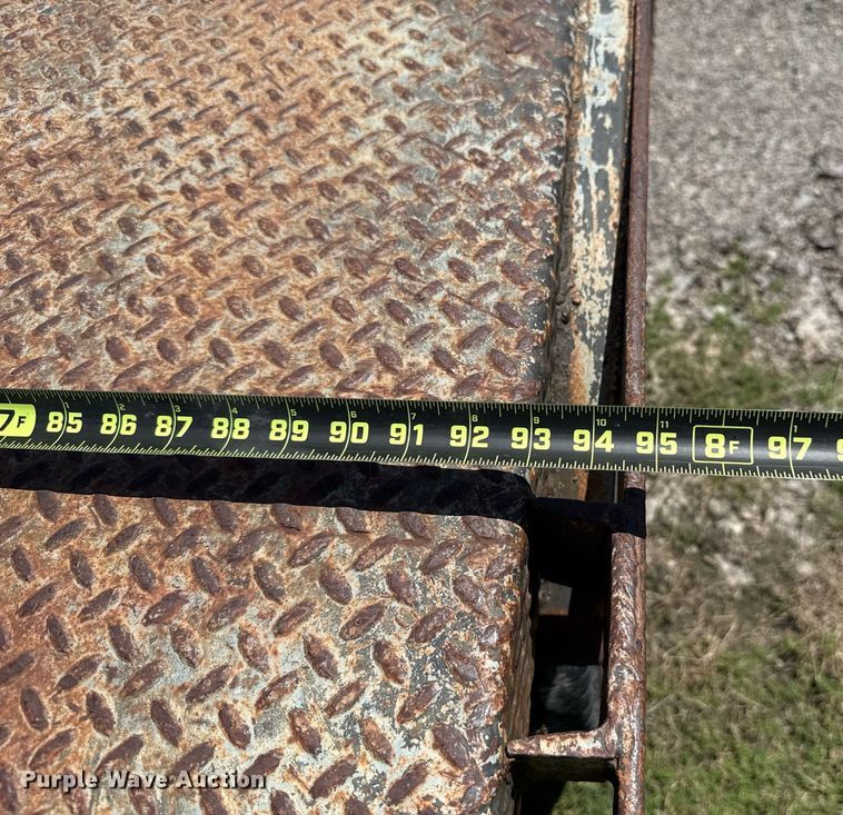 image for item HI9307 Shop built flatbed trailer 