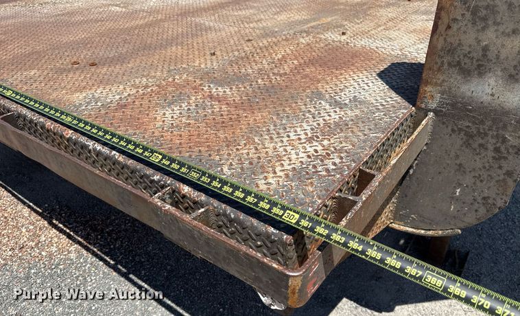 image for item HI9307 Shop built flatbed trailer 