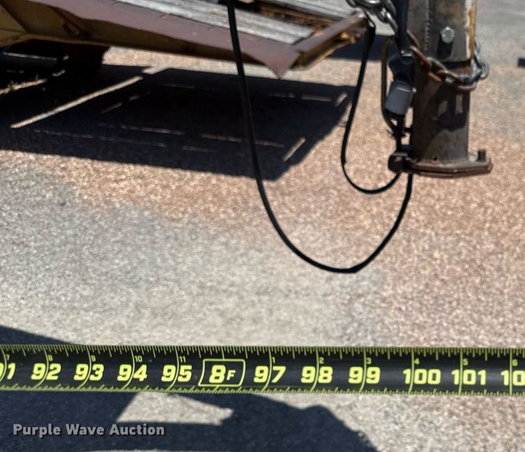 image for item HI9307 Shop built flatbed trailer 