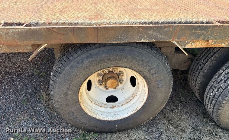 image for item HI9307 Shop built flatbed trailer 