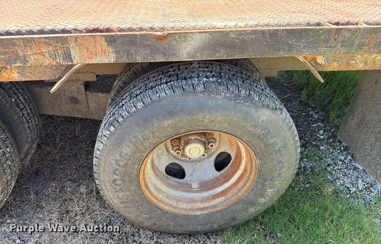 image for item HI9307 Shop built flatbed trailer 