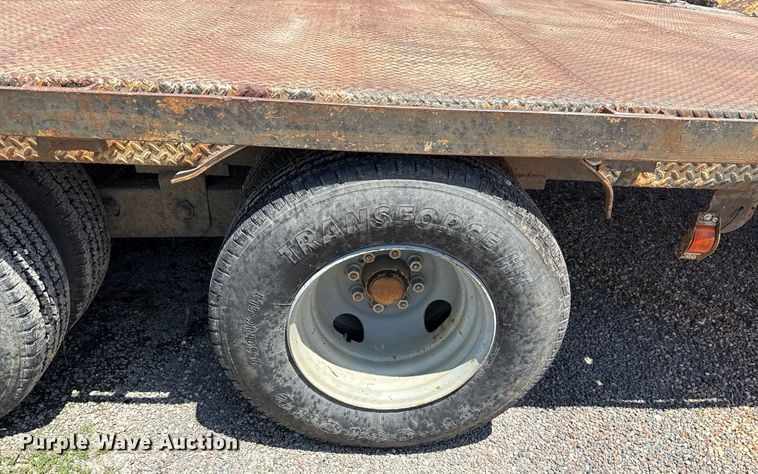 image for item HI9307 Shop built flatbed trailer 