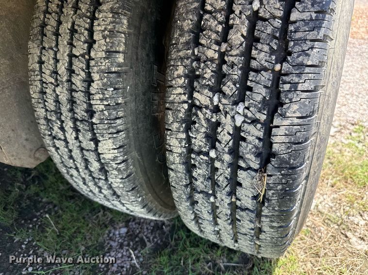 image for item HI9307 Shop built flatbed trailer 