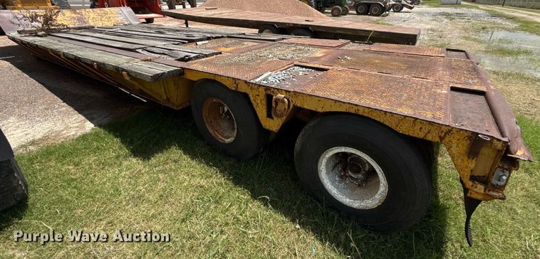 image for item HI9308 1978 Load King 352LF lowboy equipment trailer