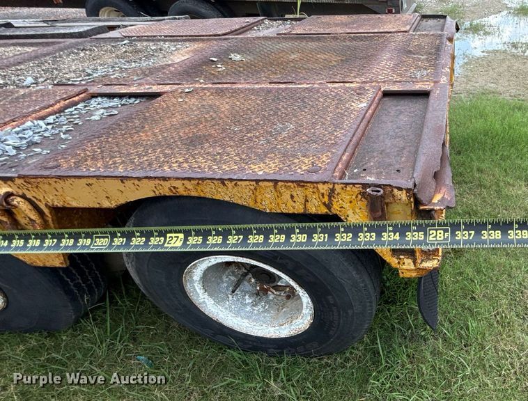 image for item HI9308 1978 Load King 352LF lowboy equipment trailer