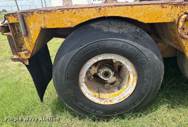 image for item HI9308 1978 Load King 352LF lowboy equipment trailer