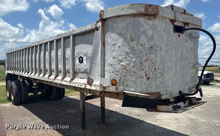 image for item HI9309 1984 Lufkin TD31 30/27 end dump trailer