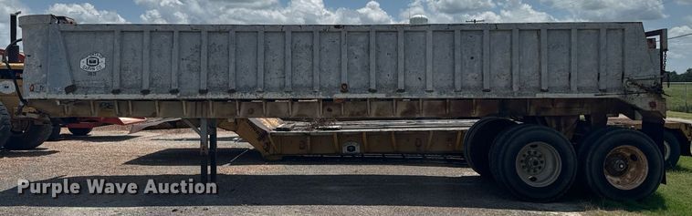 image for item HI9309 1984 Lufkin TD31 30/27 end dump trailer