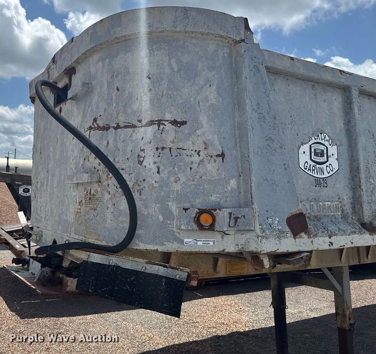 image for item HI9309 1984 Lufkin TD31 30/27 end dump trailer