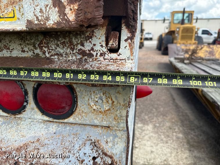 image for item HI9309 1984 Lufkin TD31 30/27 end dump trailer