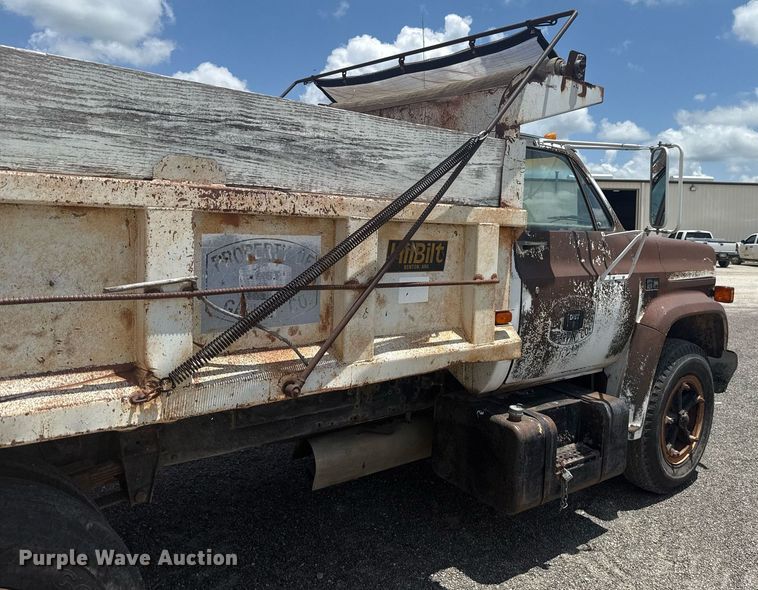 image for item HI9311 1986 Chevrolet C70 dump truck