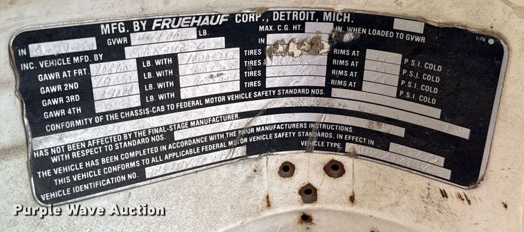 image for item HI9317 1980 Ford 8000 dump truck