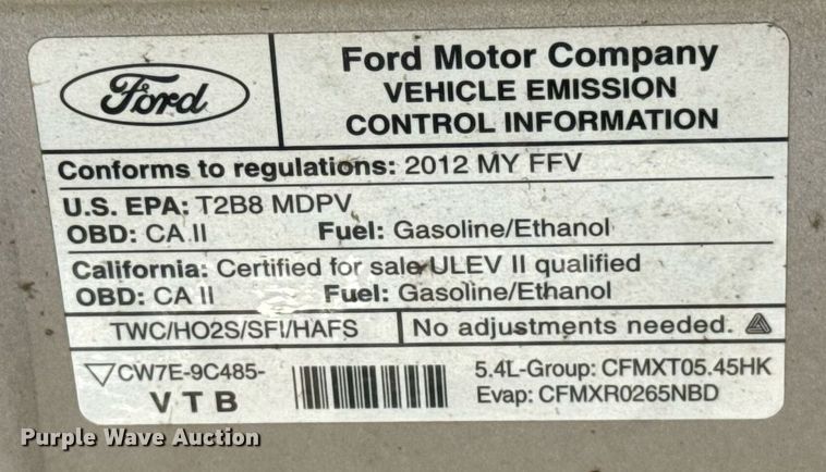 image for item HI9318 2012 Ford E350 van