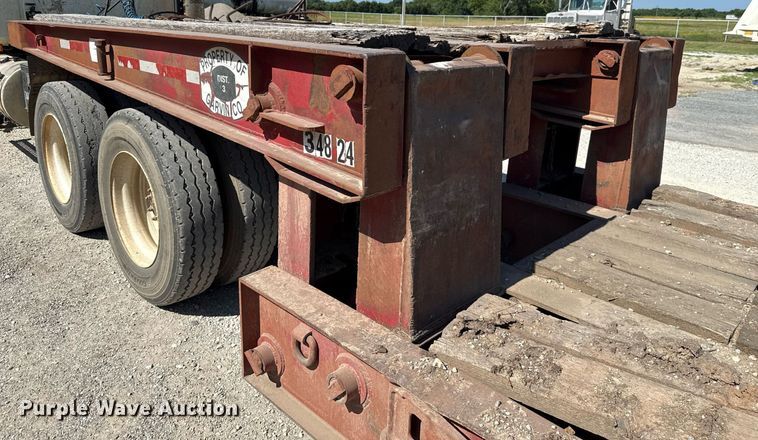 image for item HI9321 1993 Nuttal drop deck equipment trailer