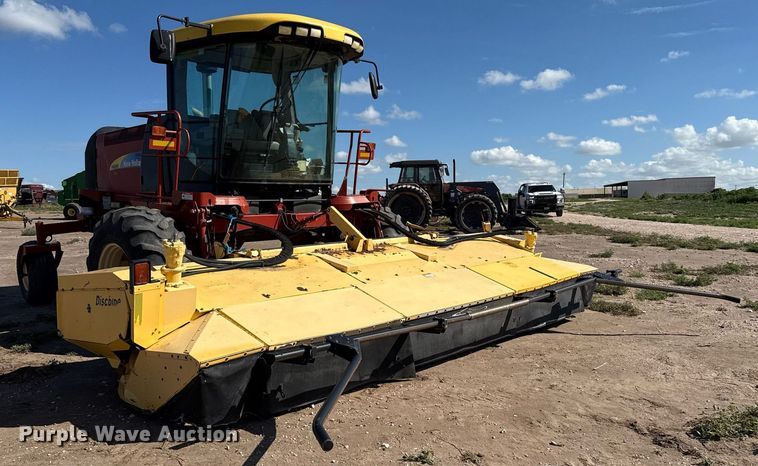 image for item DK6959 2009 New Holland H8080 swather / windrower