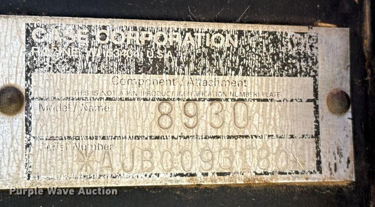 image for item DK6962 1998 Case IH 8930 MFWD tractor