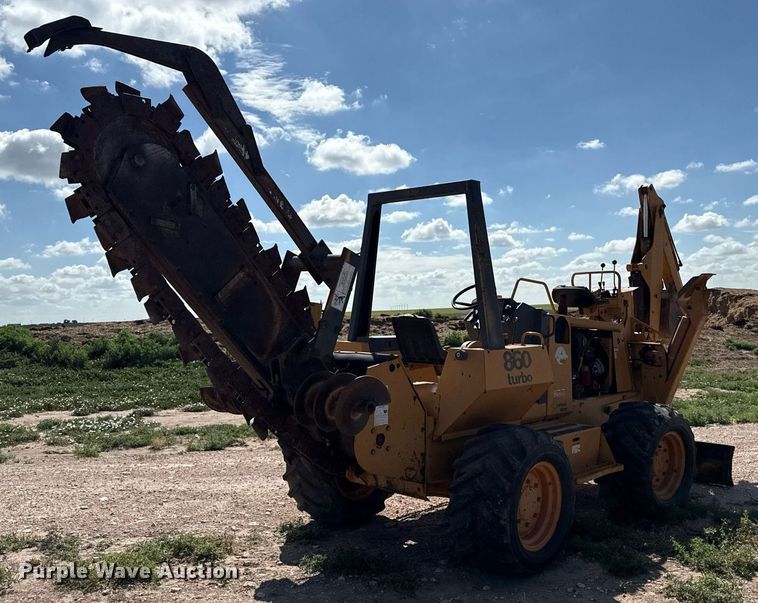 image for item DK6963 1998 Case 860 Turbo trencher