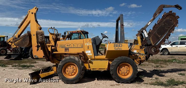 image for item DK6963 1998 Case 860 Turbo trencher