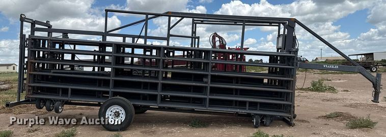 image for item DK6972 Linn Post & Pipe, Inc. Wrangler livestock panel trailer 