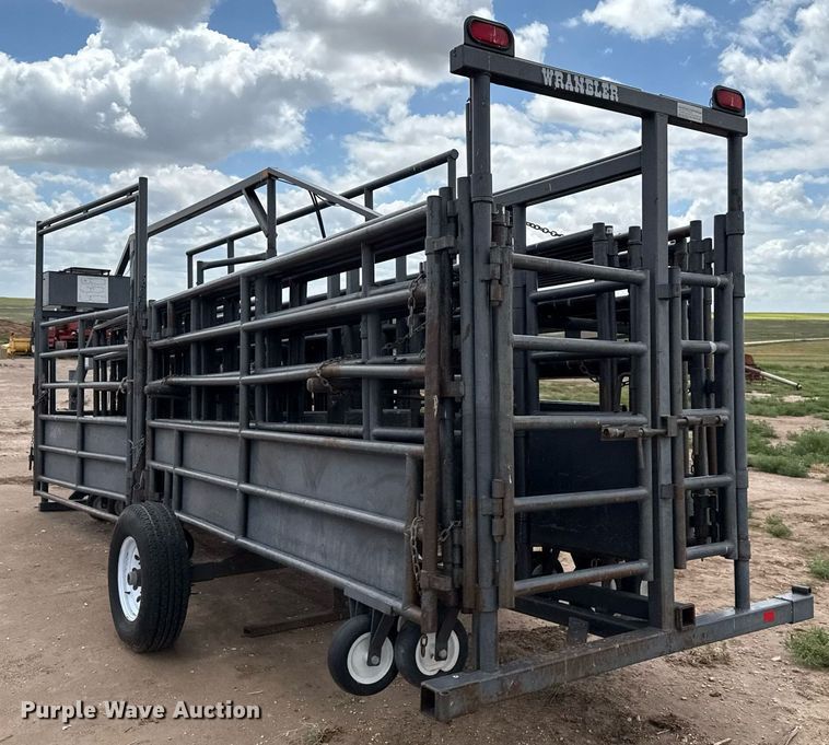 image for item DK6972 Linn Post & Pipe, Inc. Wrangler livestock panel trailer 