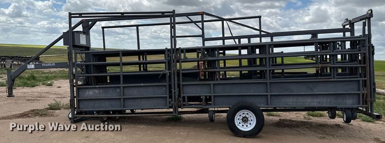 image for item DK6972 Linn Post & Pipe, Inc. Wrangler livestock panel trailer 