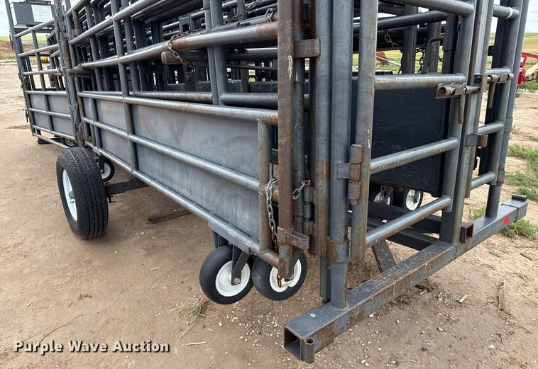 image for item DK6972 Linn Post & Pipe, Inc. Wrangler livestock panel trailer 