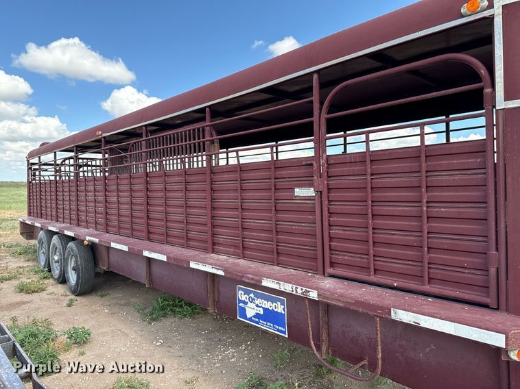 image for item DK6981 2013 Gooseneck Trailer  13-32x68B7.2B1 livestock trailer