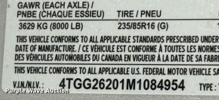 image for item DU9316 2021 Titan livestock trailer