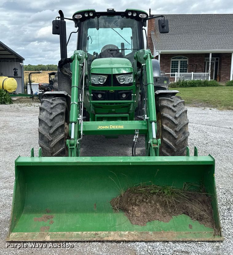 image for item DU9926 2021 John Deere 6130M MFWD tractor