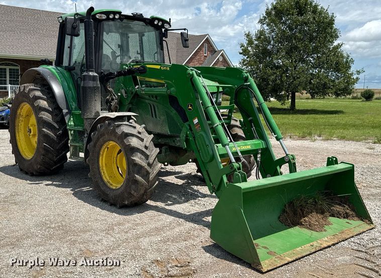 image for item DU9926 2021 John Deere 6130M MFWD tractor