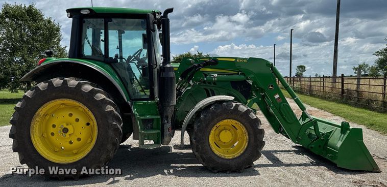 image for item DU9926 2021 John Deere 6130M MFWD tractor