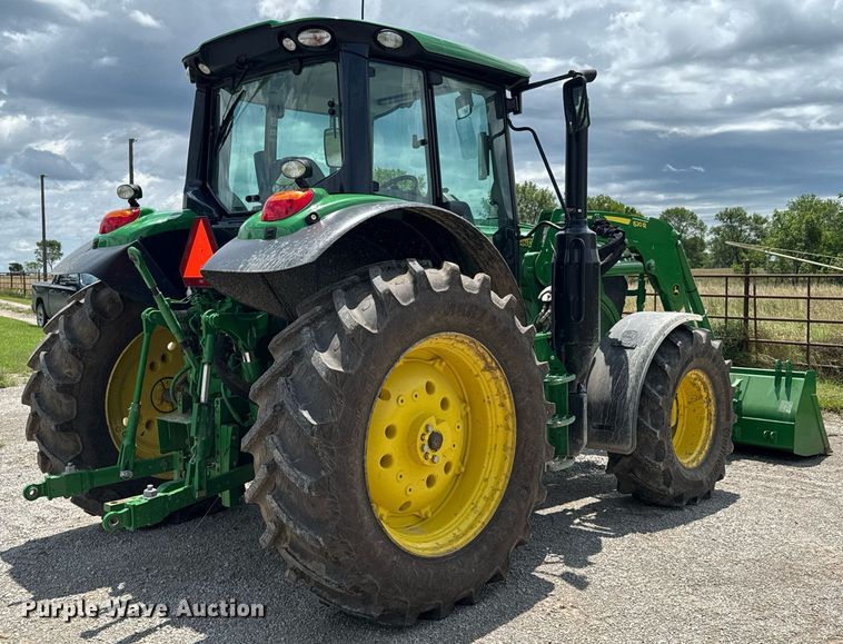 image for item DU9926 2021 John Deere 6130M MFWD tractor