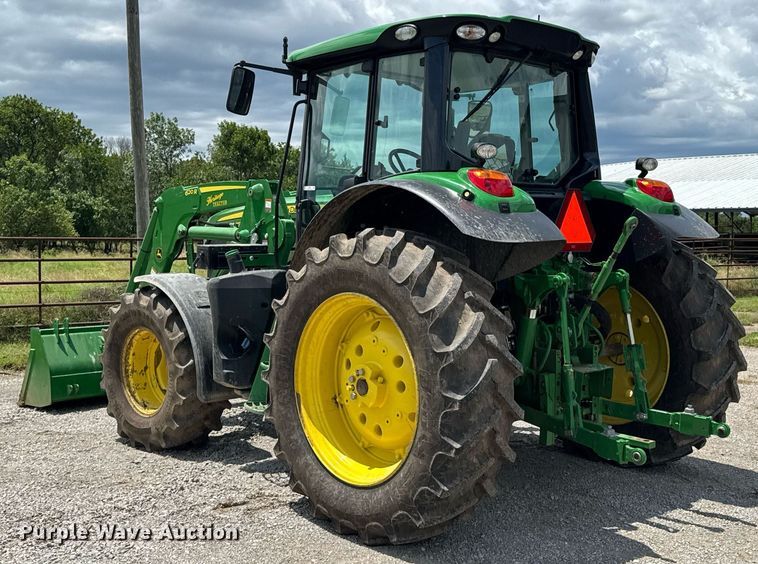 image for item DU9926 2021 John Deere 6130M MFWD tractor