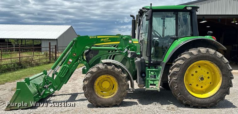 image for item DU9926 2021 John Deere 6130M MFWD tractor