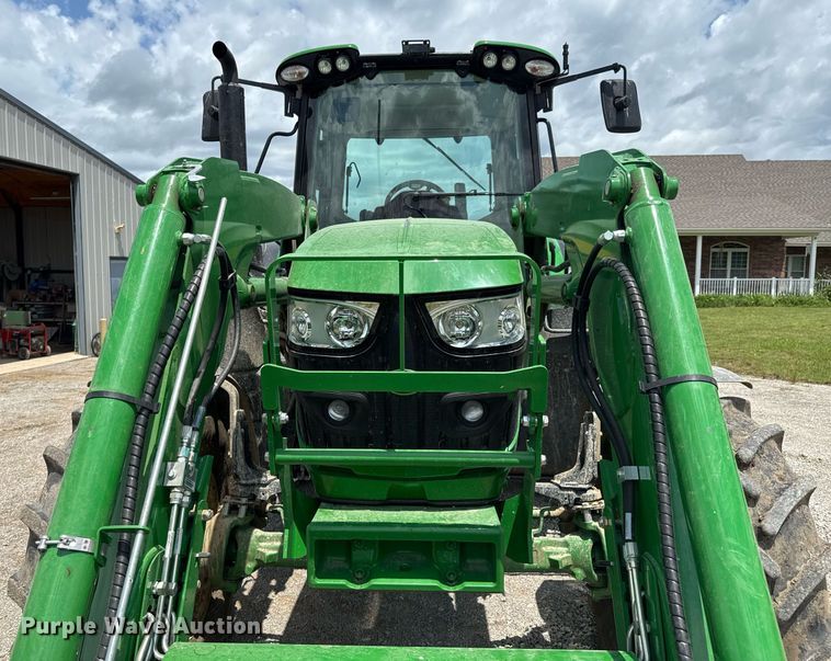 image for item DU9926 2021 John Deere 6130M MFWD tractor