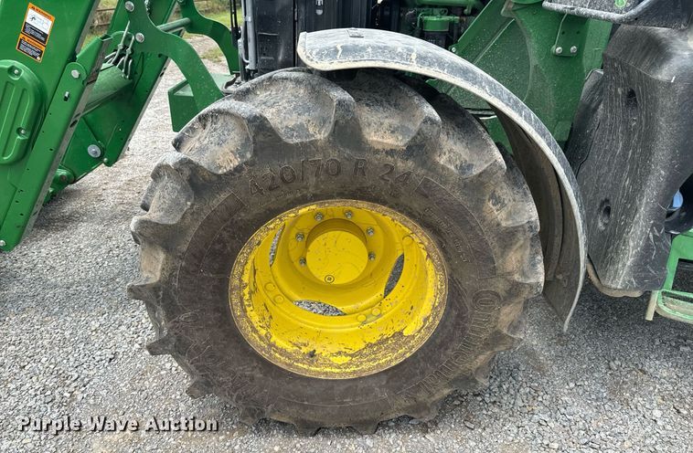 image for item DU9926 2021 John Deere 6130M MFWD tractor