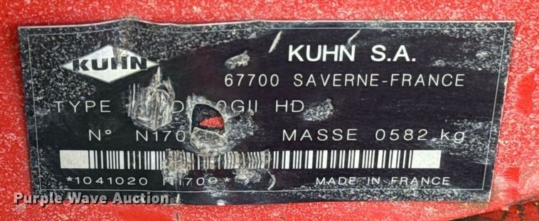 image for item DW5149 Kuhn GMD 700-GII HD disc mower