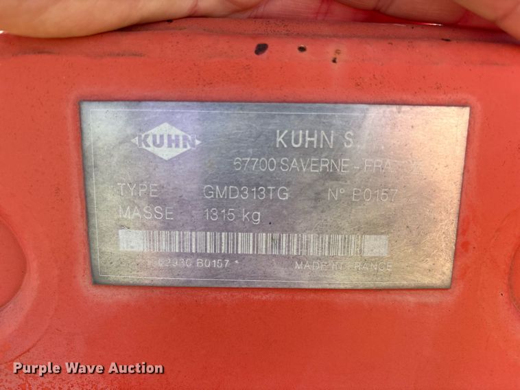 image for item DX8008 Kuhn GMD313TG disc mower