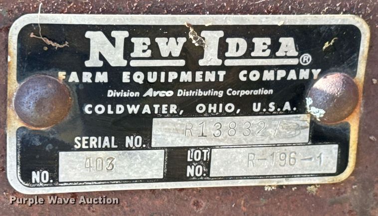 image for item DY0303 New Idea 403 Hay rake