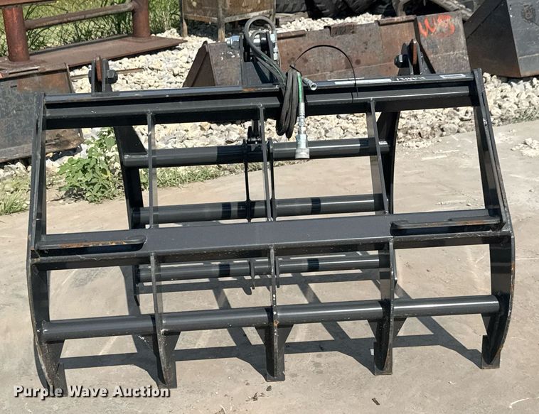 image for item DY0329 Ironcraft skid steer grapple rake
