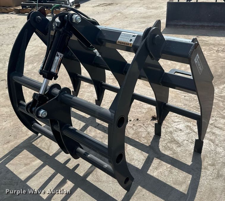 image for item DY0329 Ironcraft skid steer grapple rake