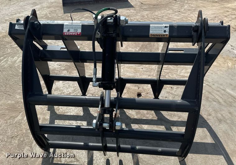 image for item DY0329 Ironcraft skid steer grapple rake