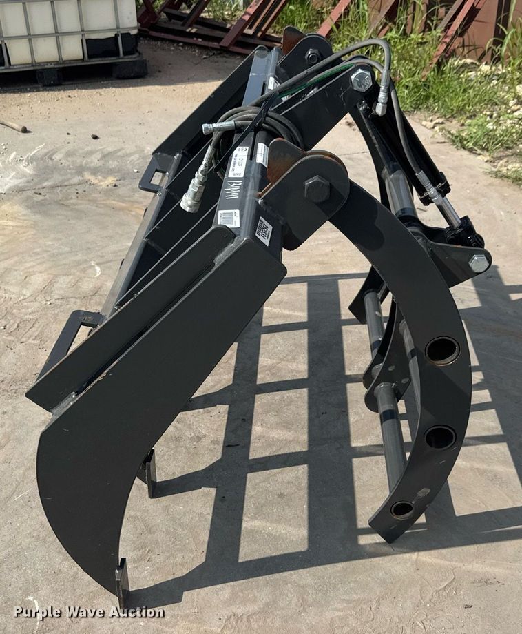 image for item DY0329 Ironcraft skid steer grapple rake