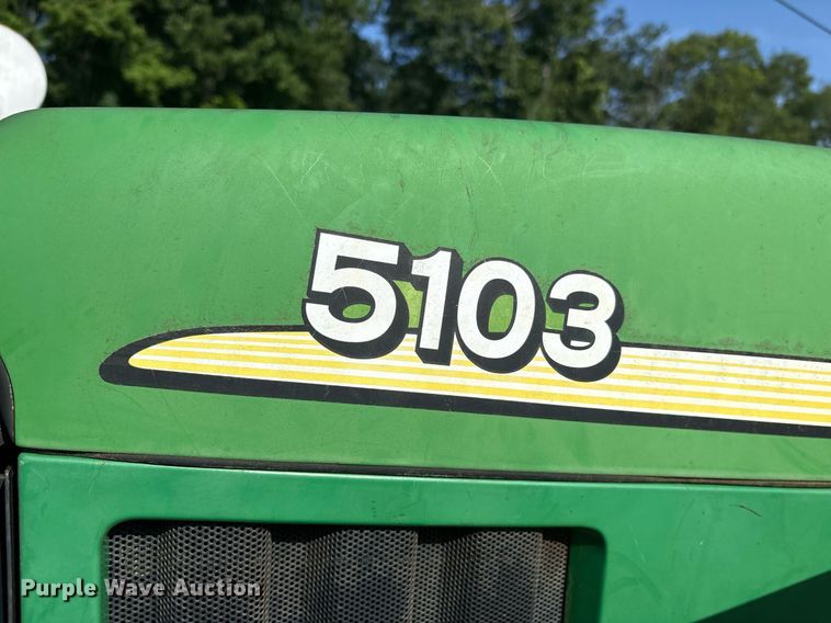 image for item DY0727 2005 John Deere 5103 tractor