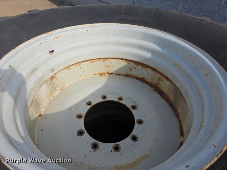 image for item EK5440 (2) Firestone 24.5-32 tires and wheels