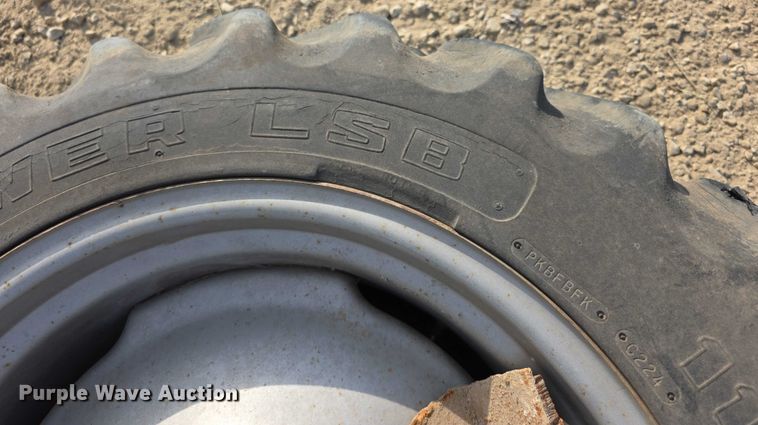 image for item EK5441 (2) 11.2-24 Co-op tires and wheels